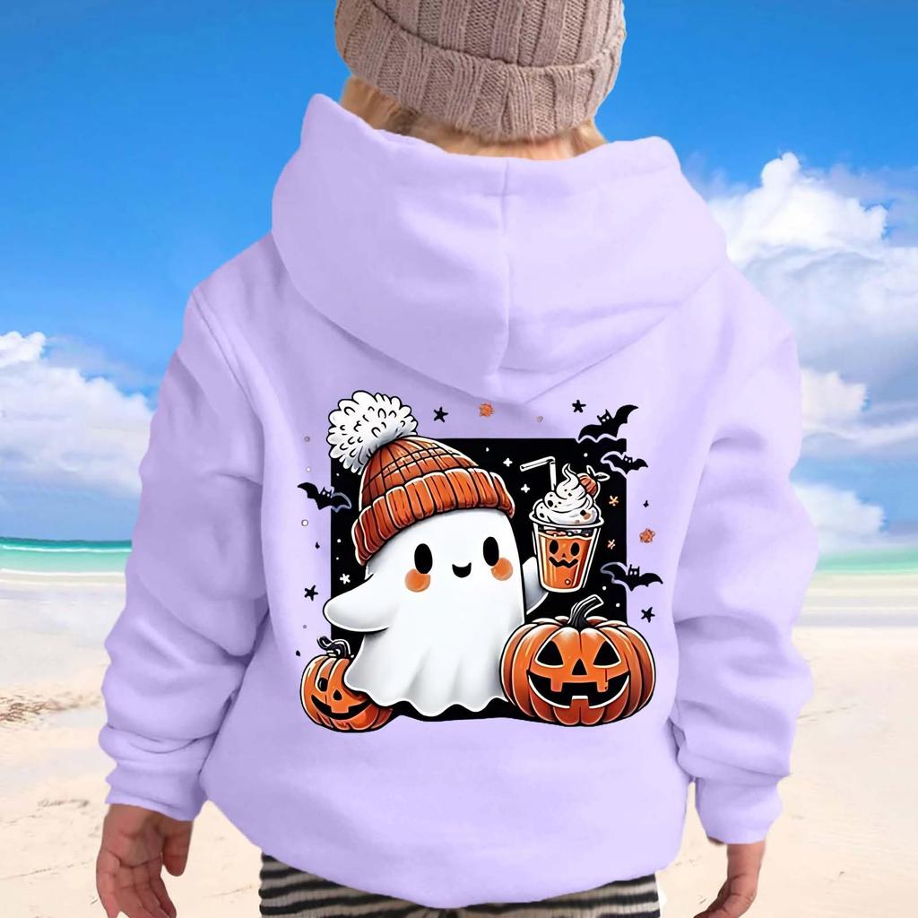Children's Boys' Fashion Halloween Printed Hoodie Sweatshirt