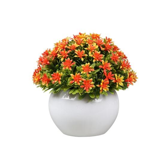 Прочный искусственный бонсай, не увядший, яркий цвет, декоративный