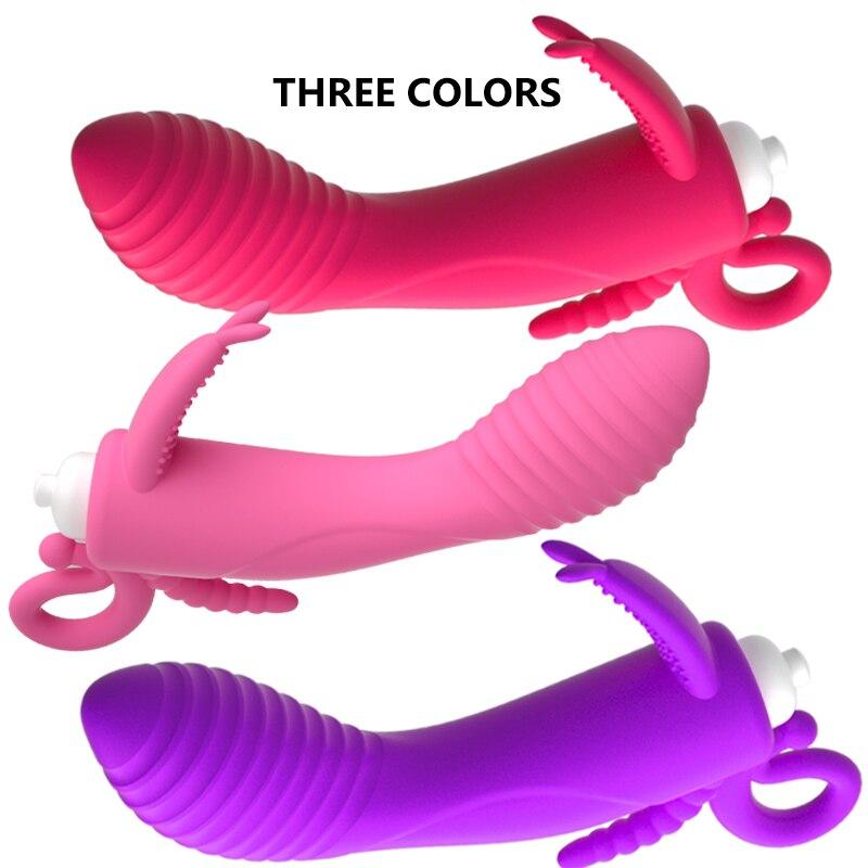 10-скоростной вибратор для пальцев, клиторальный массажер для стимуляции точки G, женский фаллоимитатор для мастурбации, вибратор для взрослых, секс-игрушки