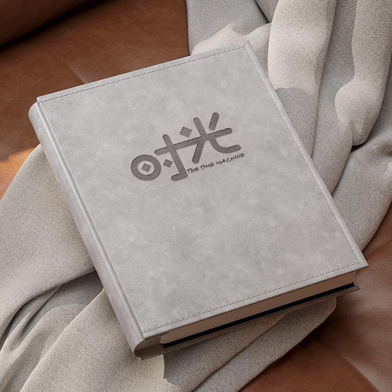 6-Inch Vertical Leather Photo Album: Large Capacity Family & Baby Keepsake Book for Mobile Phone Photos