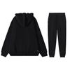 Li Ning Logo Printed Pullover Hoodie Fleece Jogger Sweatpants Set Men Activewear YWDT409-1+AKLSC99-1