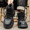 Модные мужские повседневные ботинки из кожи с низким верхом, мужские мотоциклетные ботинки ручной работы, мужские туфли класса люкс, стильные мужские ботинки на шнуровке