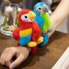 Plush Parrot Slap Bracelet Swan Dolls Tag Patch Toy Accessory Fun Stuffed Animal Plush Toys for Party Decorations