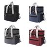 Large Capacity Insulated Lunch  Bag with Shoulder Strap Thermal Lunch Pouch  Travel Picnic