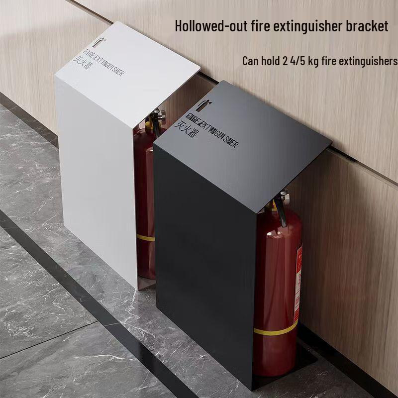 Fire Extinguisher Rack with Storage and Safety Cover for Dry Powder