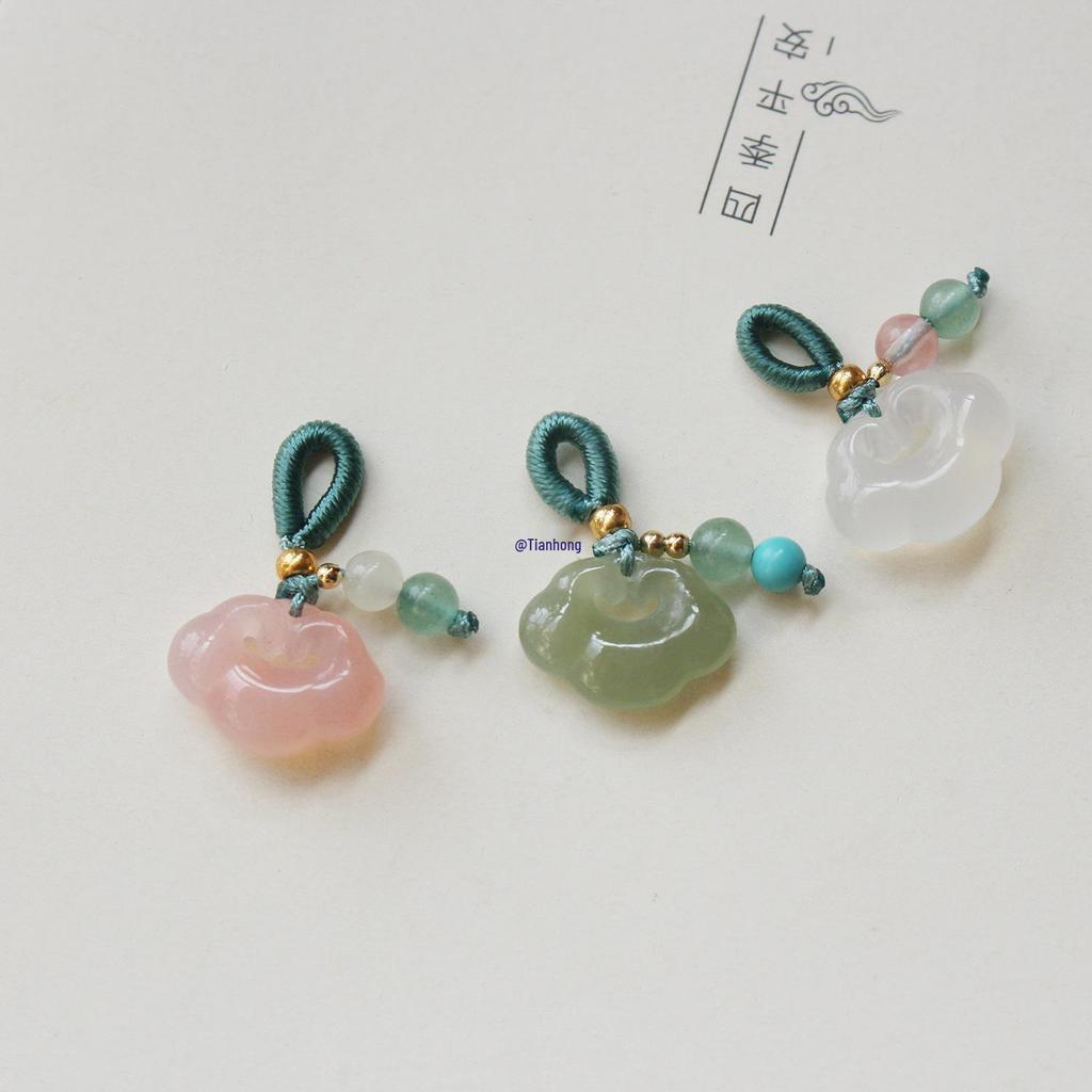 Хэтяньский нефрит агат личи Жуи браслет и кулон набор ювелирных изделий