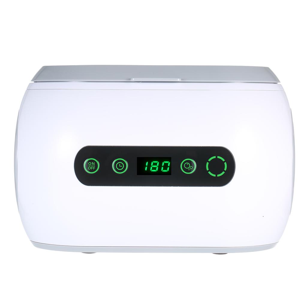 600mL Digital Ultrasonic Cleaner with Degassing Function Household Glasses Cleaning Machine with Stainless Steel Tank