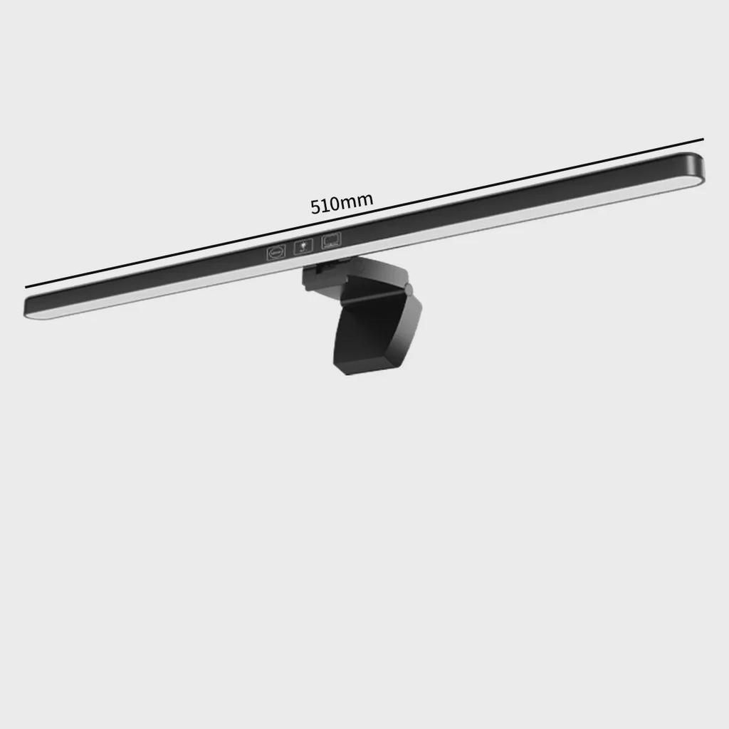 Large Curved Screen LED Desk Lamp with Colorful Ambiance Lighting - Perfect for Computer Monitors