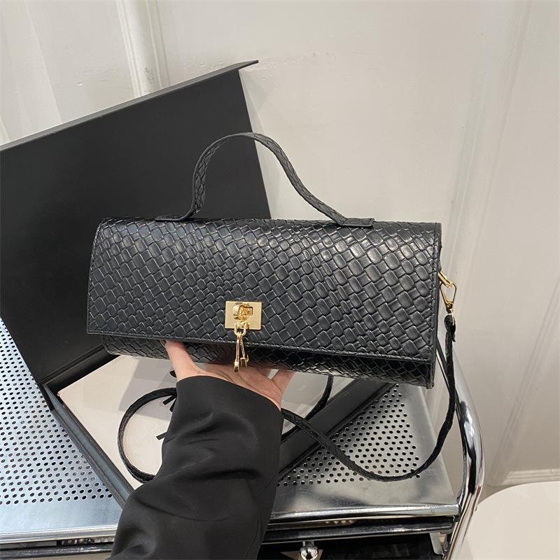 Персонализированный нишевый дизайн, повседневный западный стиль, простое на одно плечо, повседневный тренд, женская сумочка, модная маленькая квадратная сумка