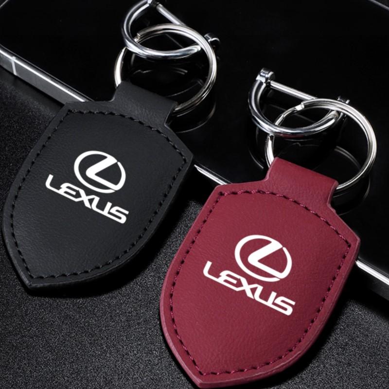 Fashion Car Keychain Rings Vintage Leather Zinc Alloy Key Chain For Lexus IS250 IS200 CT200h GS300 LS430 RX450h LX570 IS300 ES