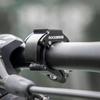 C-shaped bicycle bell - black
