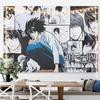 YYagami Light DDeath NNote Background  Comic Peripheral Tapestry Student Room Bedroom Decoration Wall Cloth Hanging Tapestry
