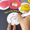 10Pcs Educational Toys Foam Texture Painting Paper 3D Round Board Paper  Handicraft Toy