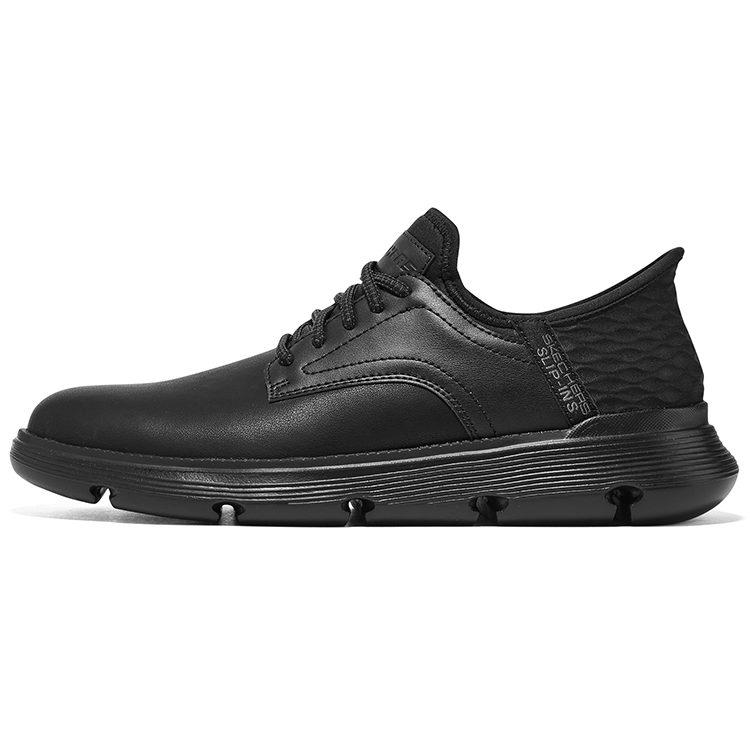 Skechers Garza Устойчивые к истиранию Низкие Повседневная обувь Мужская Черный 205046-BBK