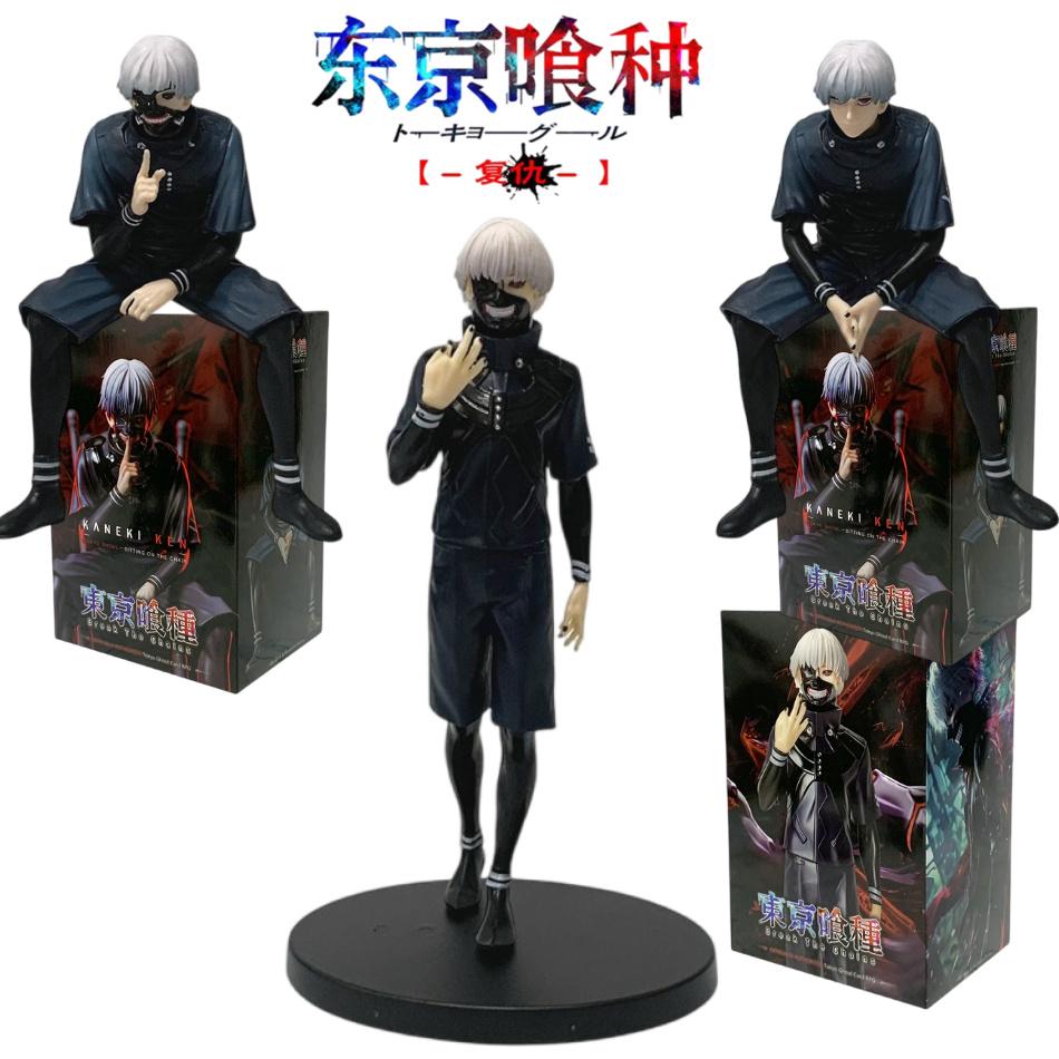 3 Styles Anime 18-20cm Tokyo Ghoul Figures ghoul Mask Kaneki Ken Action Model Pvc Desktop Statue Ornament Collection Toys Gifts