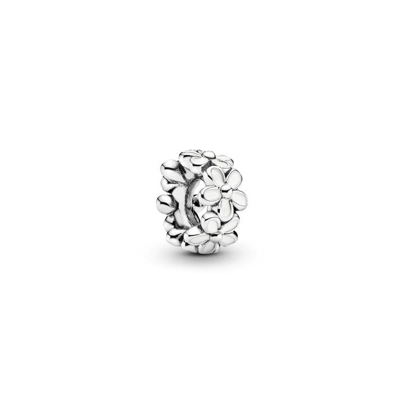 DIY Jewelry Gifts Sparkling Row Clip Cherry Blossom Moveable Toy Cube Handwritten Family Charm Beads Fit Original Snake Bracelet