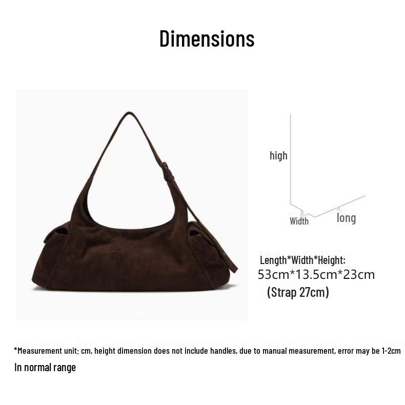 European & American Trendy Unisex Crossbody Suede Bag - Large Capacity, Korean Niche Design.