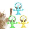 Cat Food Funnel Spinning Windmill Interactive Training Cat Puzzle Toy Dog Feeder Pet Toys Relieve  Boredom Relief Self-Pleasure