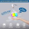 2-в-1 потолочный светильник RGB с дистанционным управлением и функцией синхронизации, подвесной вентилятор со светодиодной подсветкой, регулируемая скорость