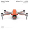 Виниловая пленка WRAPGRADE для DJI Air 2S, Цвет акцента B (Неоновый оранжевый)