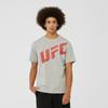 Спортивная футболка UFC с большим логотипом UFC, меланжево-серая U2Sst1102Mg