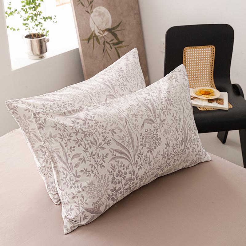 2 шт. наволочка из 100% хлопка наволочка с принтом для домашней кровати 48x74 см наволочка мягкая подушка Sham capa de almofada