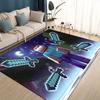 3D Мой Мир Строительная Игра Мультяшный Ковер Коврик для Гостиной Спальни Дома Украшение Дивана, Детский Игровой Нескользящий Напольный Коврик