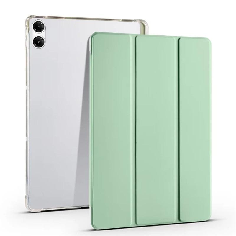 Тройной кожаный мягкий чехол-подставка для планшета Xiaomi Redmi Pad Pro 12,1 Poco Pad, чехол для Redmi Pad Pro, чехол с держателем для ручек