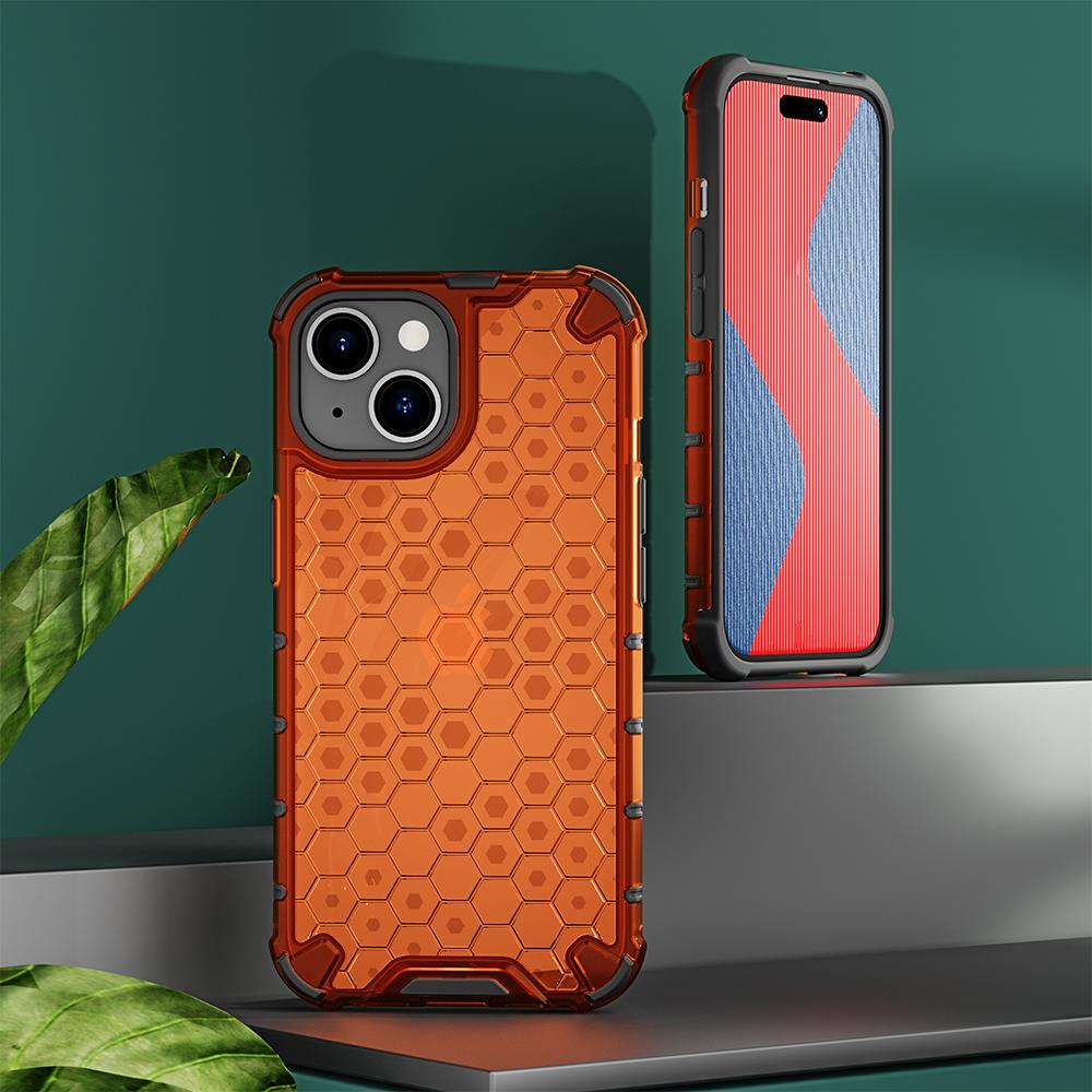 KEYSION Противоударный защитный чехол для iPhone 15 Pro 15 Ultra Силикон + сотовая задняя крышка из поликарбоната для iPhone 15 Plus