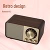 Портативная ретро деревянная Bluetooth-колонка с FM-радио - Идеальный подарок на день рождения