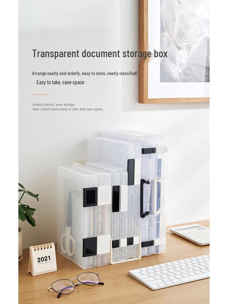 Японский бокс-органайзер для файлов формата A4 и квитанций формата A5 - Решение для хранения документов и сертификатов