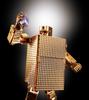 TAMASHII NATIONS Soul of Chogokin Golden Warrior Gold Lightan GX-32R Gold Lightan 24K Gold Plated Finish Approx. 130mm (Robot Form) ABS & PV