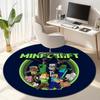 Sandbox electronic Xbox games Minecraft circular carpet Household goods decoration anti slip home table and chair mat aisle door mat carpet D12