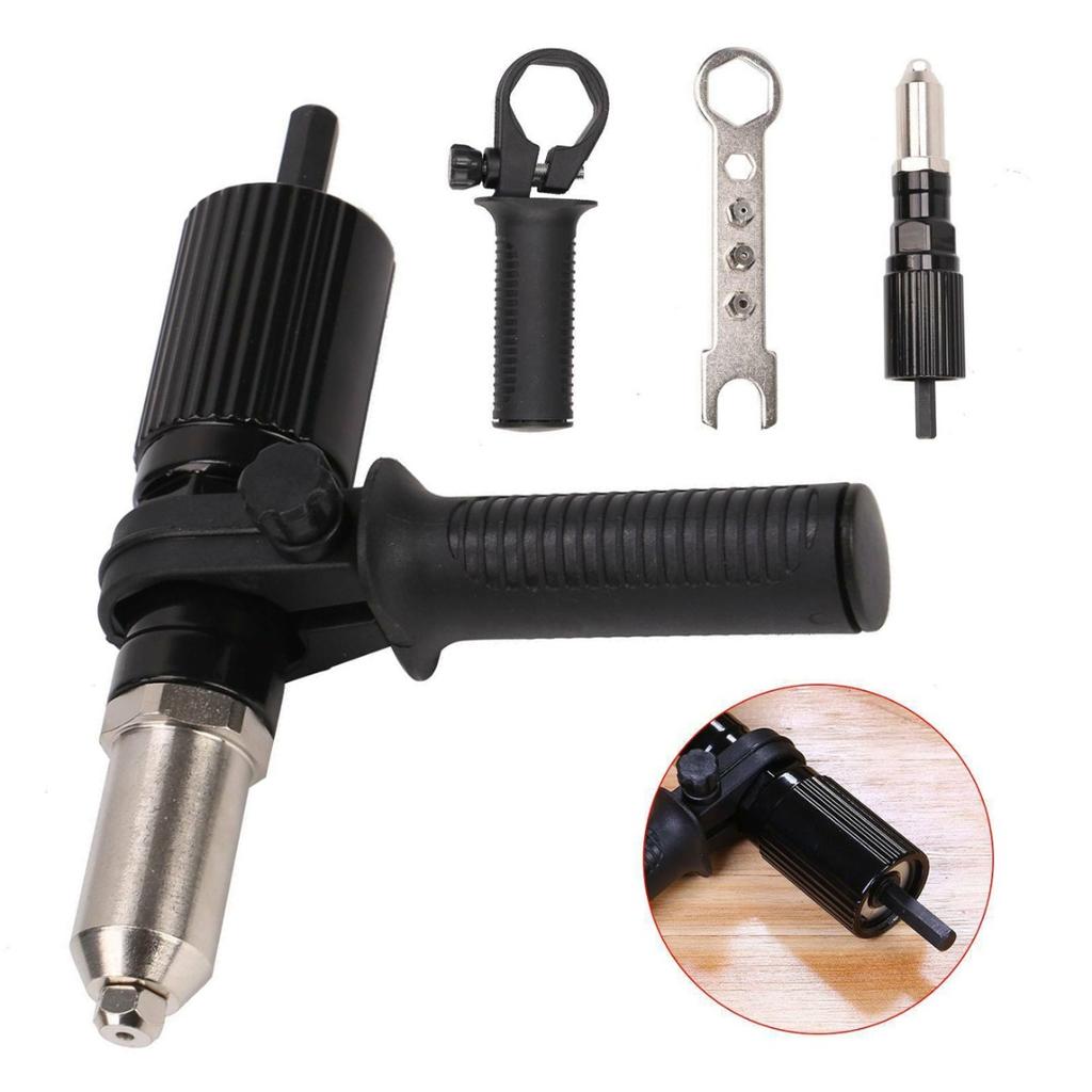 Адаптер с заклепкой и гайкой для аккумуляторной дрели, электрический клепальный инструмент для вставки заклепки