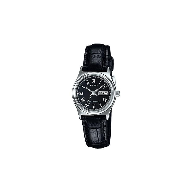 Casio Серия STANDARD Модная Ретро Простая Классическая Серия со Стрелками Отображение Даты и Дня Недели Водонепроницаемый Кварцевый Механизм Японский и Корейский LTP-V006L-1B