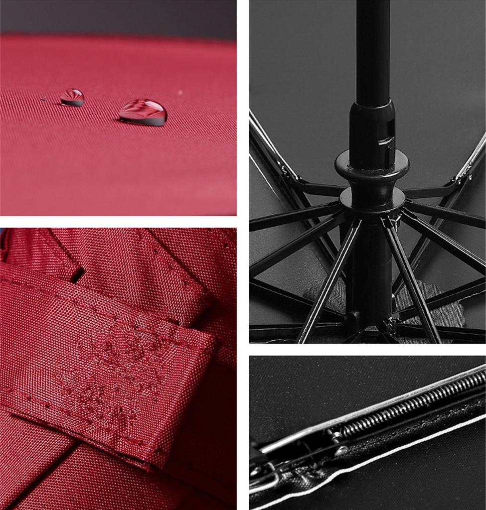 Супер большой зонт для мужчин и женщин, ветрозащитный компактный зонт, полуавтоматический складной деловой роскошный зонт от солнца для путешествий