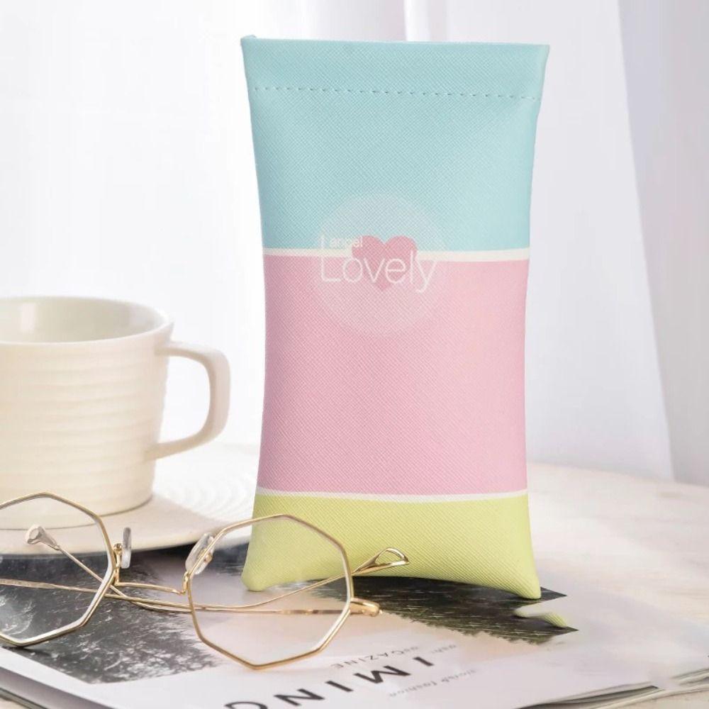 Soft Lining Eyewear Storage Bag Automatic Closing Glasses Box Colorful Sun Glasses Case Girl
