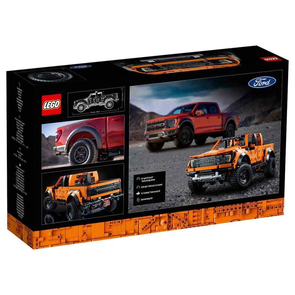 LEGO Technic Ford Raptor 42126 игрушечный блок представляет STEM образовательный грузовик мальчики взрослые F-150