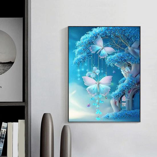 Картина со стразами 5D Пейзаж Полная дрель Блестящие стразы Красочные DIY Художественные ремесла Ручная работа Украшение стен дома Горный хрусталь Мозаика Набор для рисования