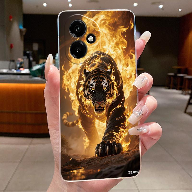 Глобальный чехол For Honor 400 5G DNY-NX9 Прозрачный Милый Мультяшный Дракон Роскошный Крутой Чехол для Мальчиков и Девочек для Honor 400 Pro DNP-NX9