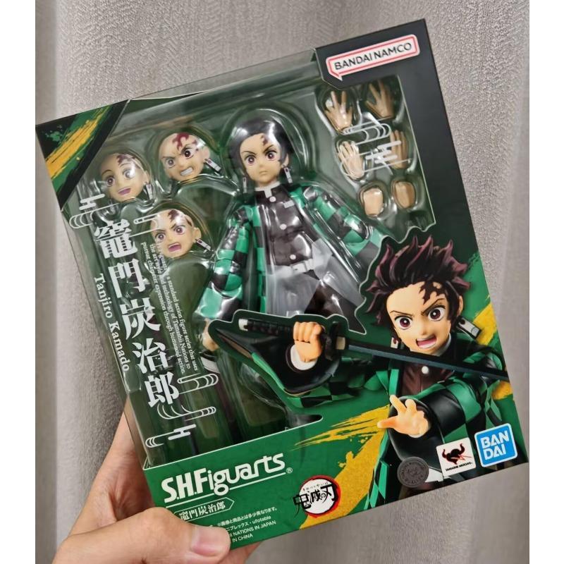 Новая Горячая Оригинальная Bandai S.H.Figuarts Клинок Рассекающий Демонов Камадо Танджиро Незуко Томиока Гиюу 14 см Аниме Фигурка Действия Коллекционная Игрушка