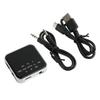 Bluetooth Transmitter Receiver Multifunction Low Latency 2 in 1 Bluetooth Adapter with 3.5mm AUX Interface for TV PC