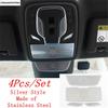 Roof Reading Lights Lamps Frame Panel Decoration Cover Trim Stainless Steel Accessories Interior Fit For MG 7 MG7  2024 2025