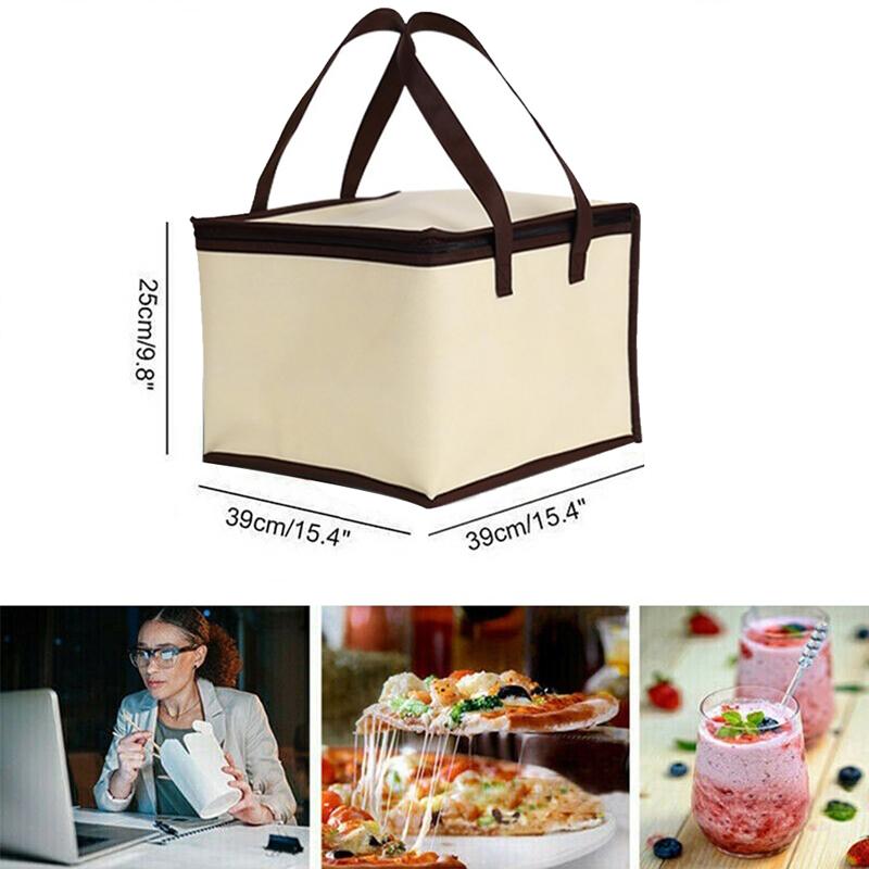 6/8/10/12 дюймов сумка для доставки еды для пиццы изолированный термодержатель для хранения пикника
