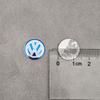 Для VW Volkswagen Jetta MK5 Golf 10 шт. 14 мм Значок автомобиля Наклейки на ключ Значок Аксессуары Для Volkswagen VW Touran Beetle Golf Passa