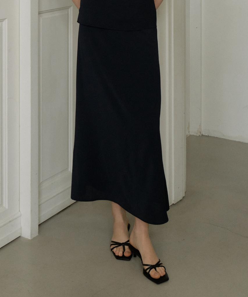 Riorg Gir Dart Long Skirt Navy