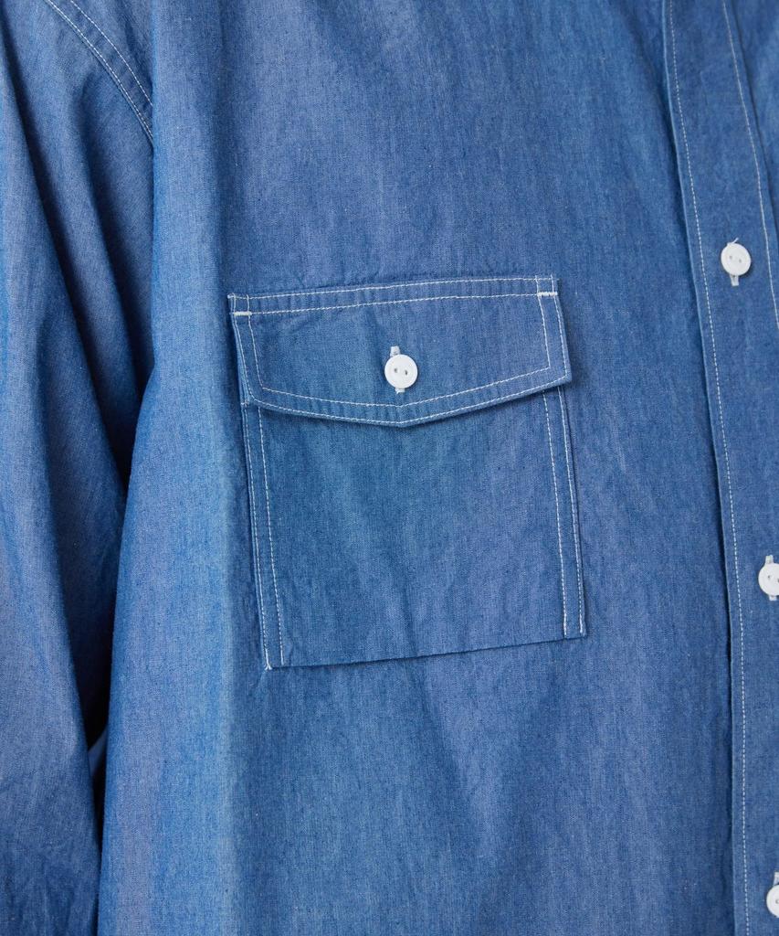 Snow Peak Chambray Work Shirt Tops Shirt Long Sleeve BLACK M SH-26SU003 Men's Women's