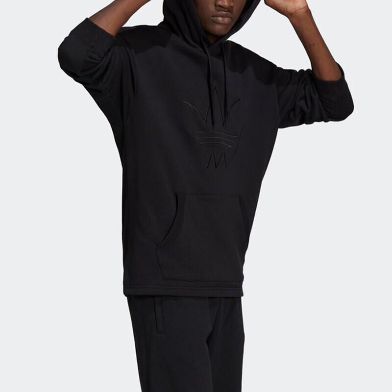 Adidas Мужская толстовка с капюшоном Originals Trefoil Logo, черная H11450
