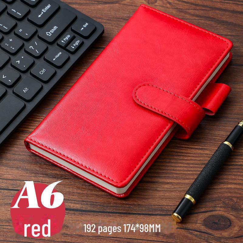 Супер толстый кожаный деловой блокнот с простым логотипом