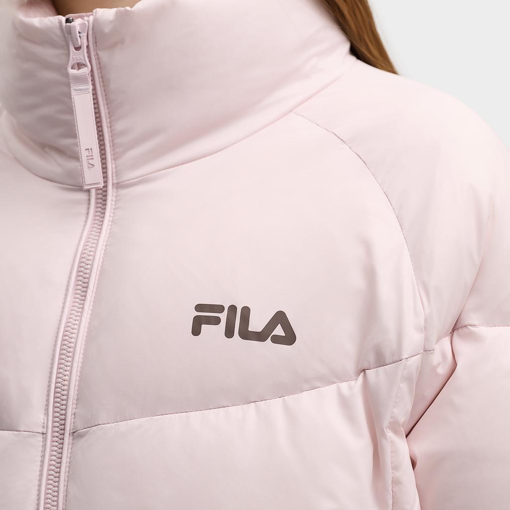 Fila Оригинальная модная спортивная куртка с теплым утиным пухом, со стойкой, женские куртки F51W549902F-PK